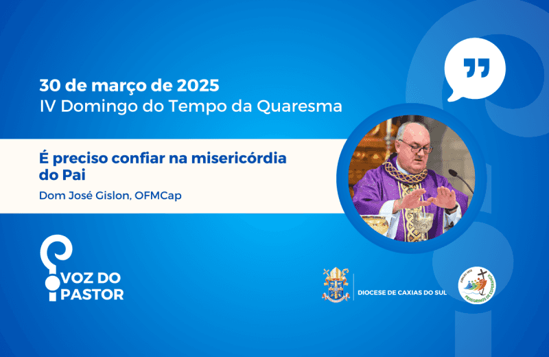 Foto de capa da notícia É preciso confiar na misericórdia do Pai