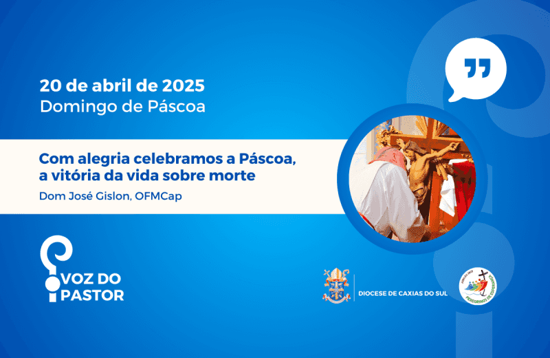 Foto de capa da notícia Com alegria celebramos a Páscoa, a vitória da vida sobre morte