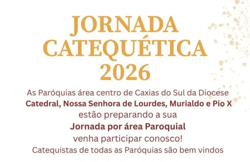 Foto de capa da notícia Jornada Catequética com o tema "Transmitir a fé hoje" será no próximo sábado, dia 25
