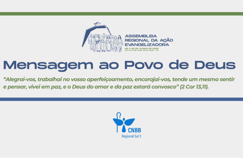 Foto de capa da notícia Igreja do Rio Grande do Sul divulga “Mensagem ao Povo de Deus” a partir da Assembleia da Ação Evangelizadora