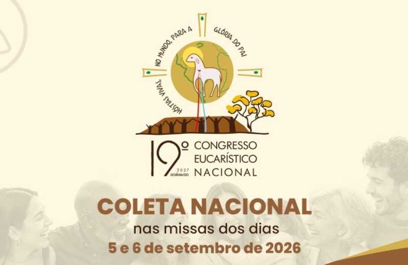 Foto de capa da notícia Coleta Nacional para o 19º Congresso Eucarístico Nacional será realizada nos dias 05 e 06 de setembro